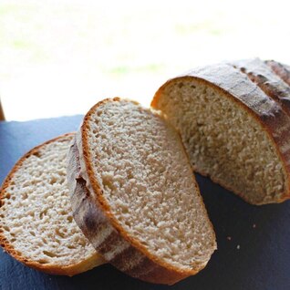 さくらんぼ酵母のフランスパン専用粉でライ麦パン